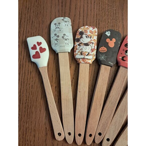 Set of 7 rubber cake icing spreading spatula - Picture 4 of 6